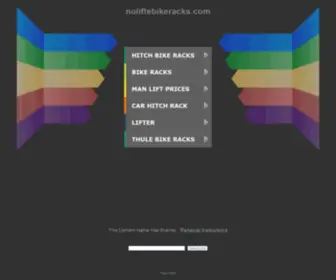 Noliftebikeracks.com(noliftebikeracks) Screenshot