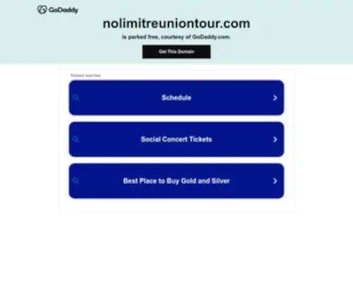Nolimitreuniontour.com(Nolimitreuniontour) Screenshot