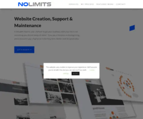 Nolimits.co.za(Website Solutions & Maintenance) Screenshot