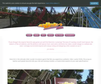 Nolimitscoaster.de(NoLimits is the ultimate roller coaster simulation game) Screenshot
