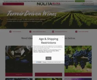 Nolitawinemerchants.com(Our philosophy) Screenshot