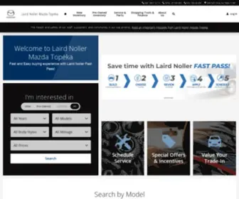 Nollermazda.com(Laird Noller Mazda Topeka in Kansas) Screenshot