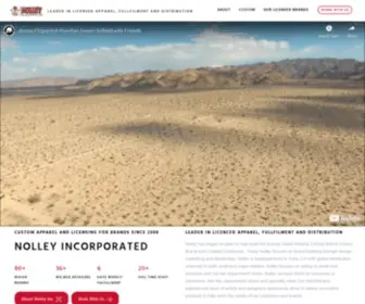 Nolleyinc.com(Nolley Incorporated works with a range of highly recognized brands and start) Screenshot