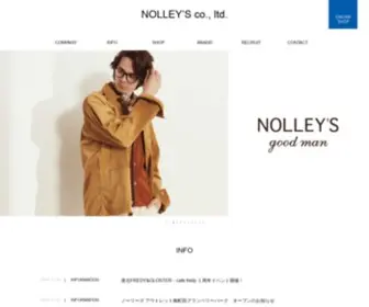 Nolleys.co.jp(「NOLLEY'S」「NOLLEY'S sophi」「fredy」「FREDY&GLOSTER」「CAFE FREDY」) Screenshot