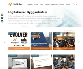 Nolliplan.se(Digitaliserar byggindustrin med hjälp av BIM) Screenshot