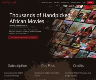 Nollyland.com(Watch Nigerian Movies On Andriod iPhone BlackBerry Chromecast Apple TV Roku) Screenshot