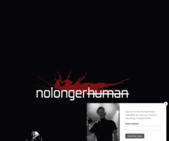 Nolongerhuman.net(Intelligent Electronic for Intelligent People) Screenshot