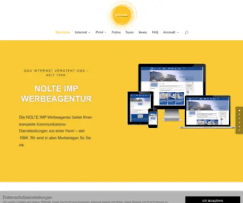 Nolte-IMP.de(Werbeagentur) Screenshot