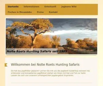 Noltesafaris.de(Jagen) Screenshot