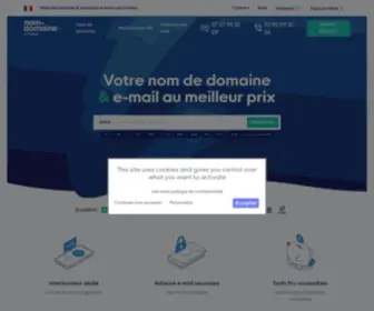 Nom-Domaine.fr(Protection de nom de domaine) Screenshot