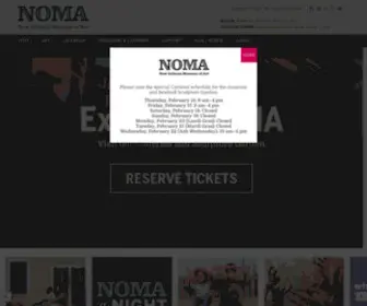 Noma.org(The New Orleans Museum of Art) Screenshot