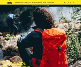 Nomad.nl(Buy your NOMAD® outdoor gear directly from the official NOMAD®) Screenshot
