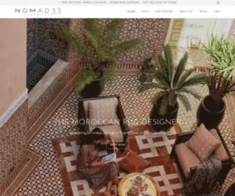 Nomad33.com(Moroccan Rugs & Carpets) Screenshot