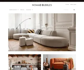 Nomadbubbles.com(Revista de Moda) Screenshot