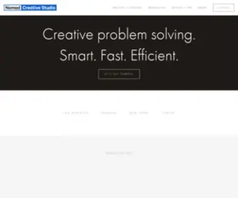Nomadcreativestudio.com(Nomad Creative Studio) Screenshot