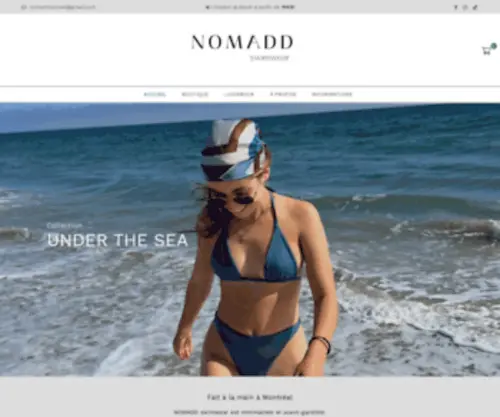 Nomaddswimwear.com(NOMADD swimwear) Screenshot