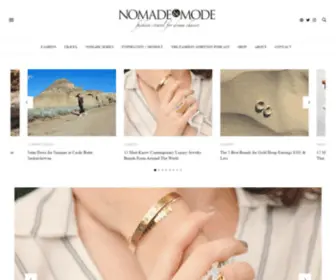 Nomadeandmode.net(Nomade & Mode) Screenshot