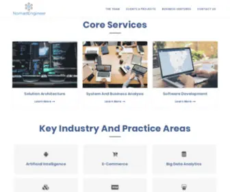 Nomadengineer.net(Solutions for web) Screenshot