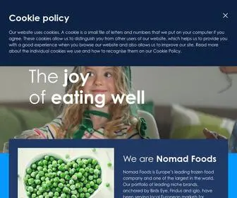 Nomadfoods.com(Nomad Foods) Screenshot