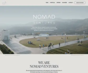 Nomadfund.vc(Nomad Ventures) Screenshot