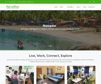 Nomadgao.com(Remote Coliving for Digital Nomads) Screenshot