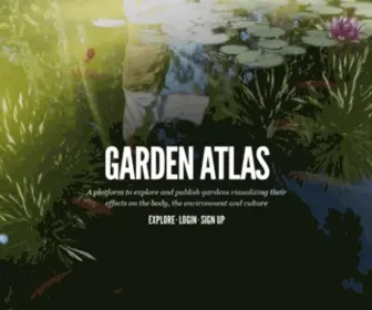 Nomadgarden.org(Garden Atlas) Screenshot
