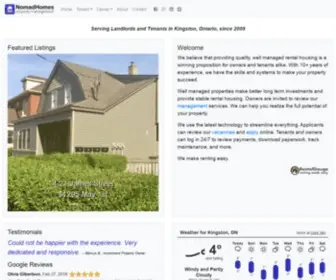 Nomadhomes.com(NomadHomes) Screenshot