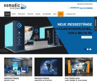 Nomadic-SYstems.de(Messelösungen für Ihr Unternehmen) Screenshot