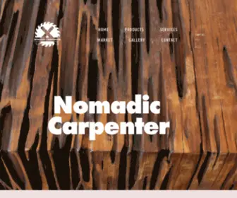 Nomadiccarpenter.com(Nomadic Carpenter) Screenshot