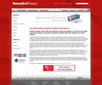 NomadiCDirect.com(With over 45 years of experience Nomadic Display) Screenshot