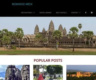 Nomadicmick.com(Nomadic Mick) Screenshot