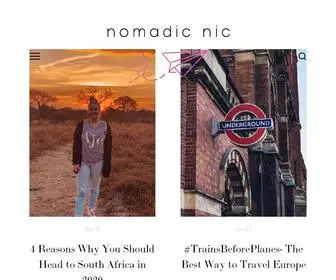 Nomadicnic.com(Nomadic Nic) Screenshot