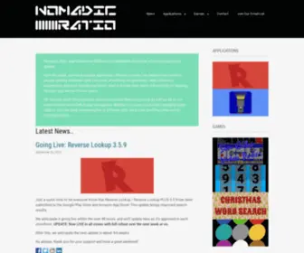 Nomadicratio.com(Cross platform app developer) Screenshot