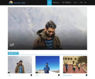 Nomadicsahil.com(Nomadic Sahil) Screenshot