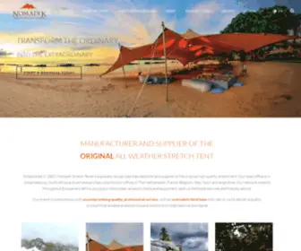 Nomadiktents.co.za(Nomadik Stretch Tents) Screenshot