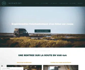 Nomadism.com(Location de vans aménagés de luxe) Screenshot