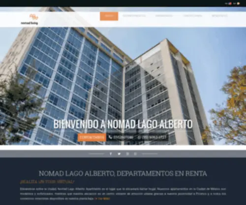 Nomadlagoalberto.com(Departamentos en Miguel Hidalgo) Screenshot