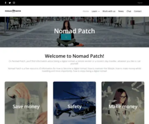 Nomadpatch.com(Nomad Patch) Screenshot
