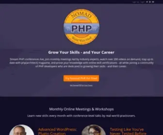 Nomadphp.com(Nomad PHP) Screenshot