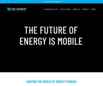 Nomadpower.com(Nomad Transportable Power Systems) Screenshot