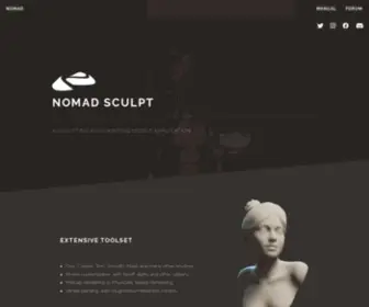 Nomadsculpt.com(Nomad Sculpt) Screenshot