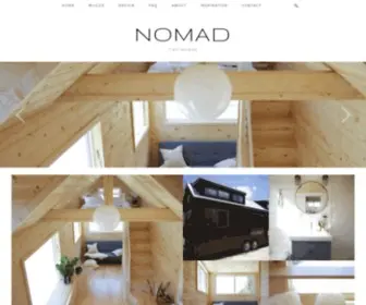 Nomadtinyhomes.com(NOMAD) Screenshot