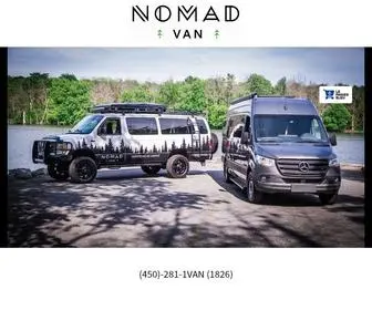 Nomadvan.ca(Conversion, Van Campeur) Screenshot