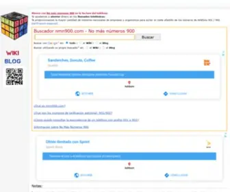 Nomasnumeros900.com(Nomasnumeros 900) Screenshot