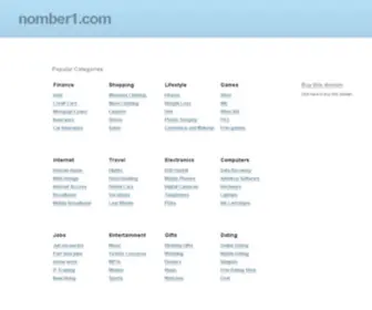 Nomber1.com(Электроника) Screenshot