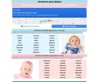 Nombresbebes.net(Nombres para Bebes) Screenshot