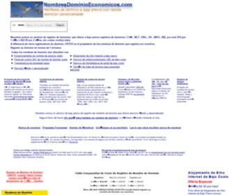 Nombresdominioeconomicos.com(Registro) Screenshot