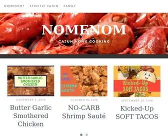 Nomenom.blog(Cajun Home Cooking) Screenshot