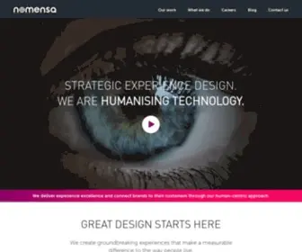 Nomensa.com(Strategic UX Agency) Screenshot