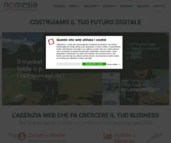 Nomesia.com(Nomesia Web Agency) Screenshot